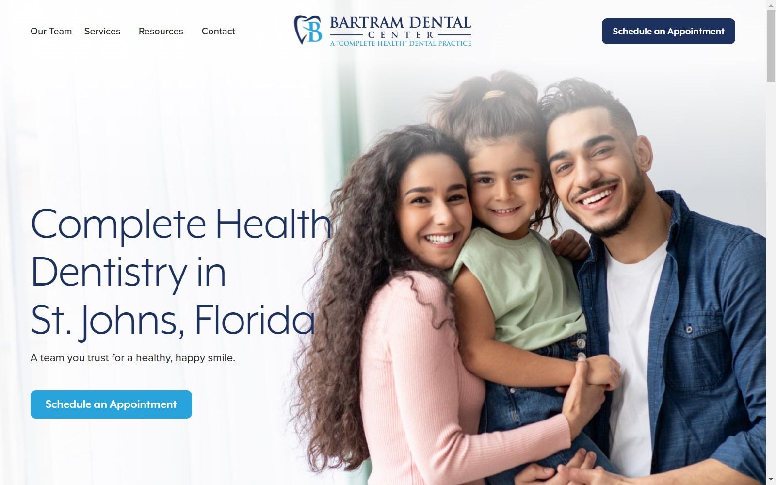 Bartram Dental Center screenshot