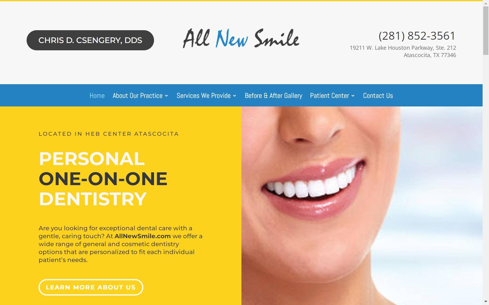 Chris D. Csengery, DDS screenshot