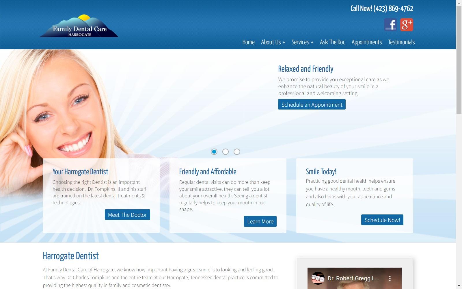 Family Dental Care Harrogate screenshot