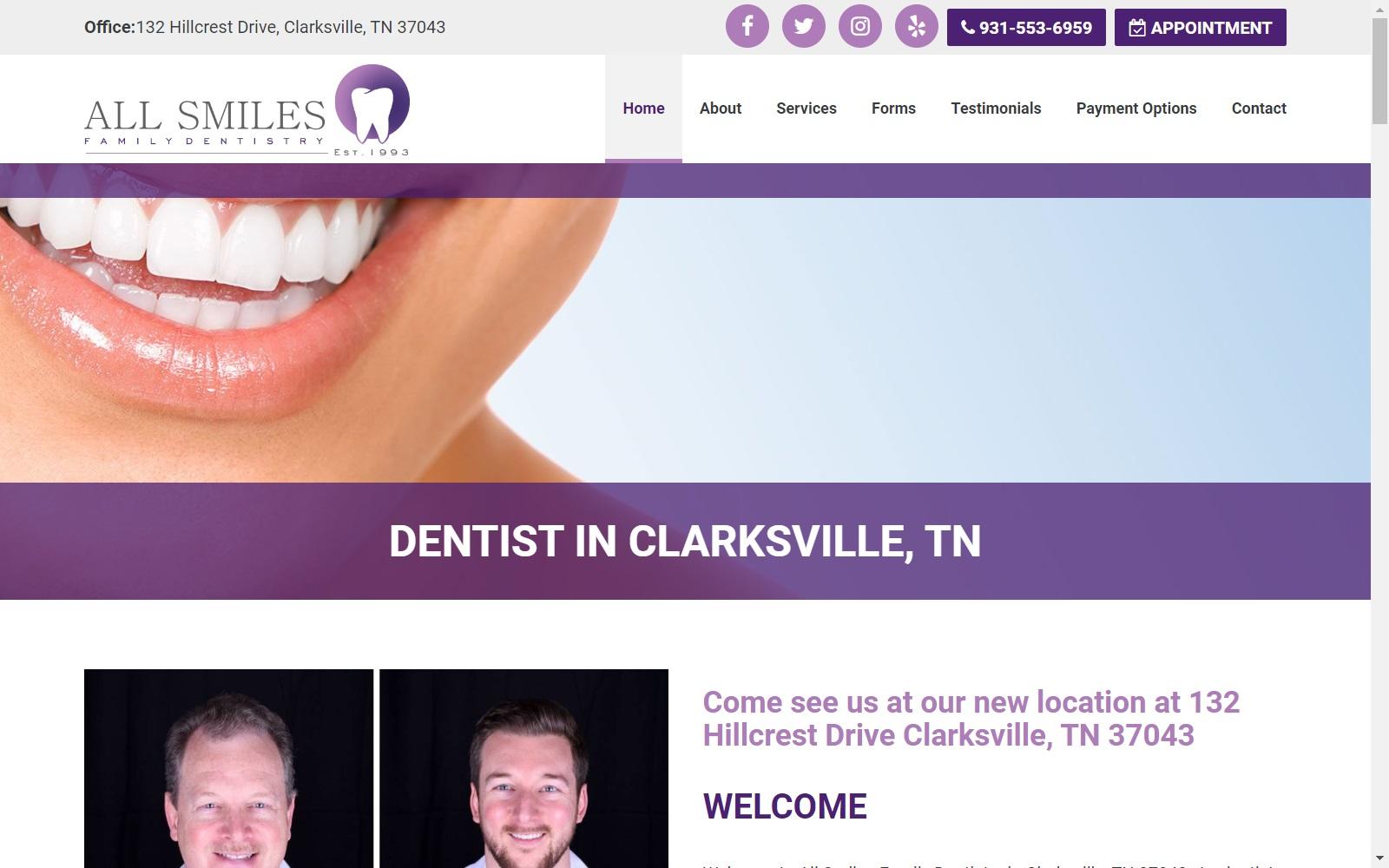 All Smiles Family Dentistry screenshot