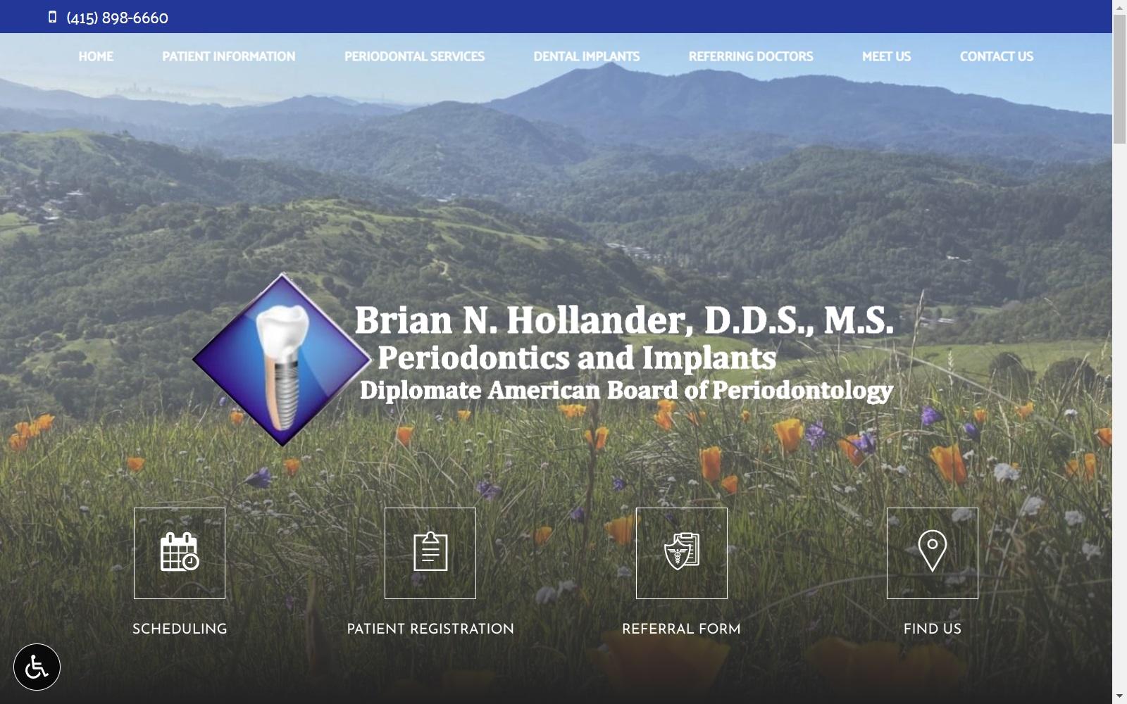 Hollander Brian N DDS MS screenshot