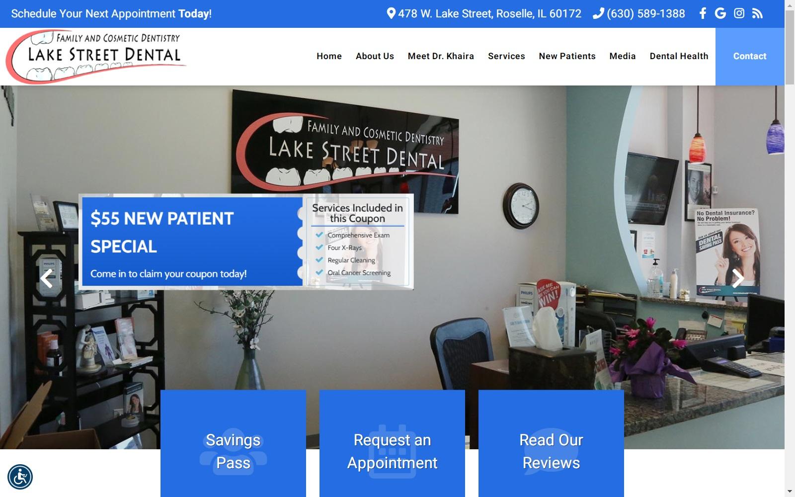 Lake Street Dental screenshot