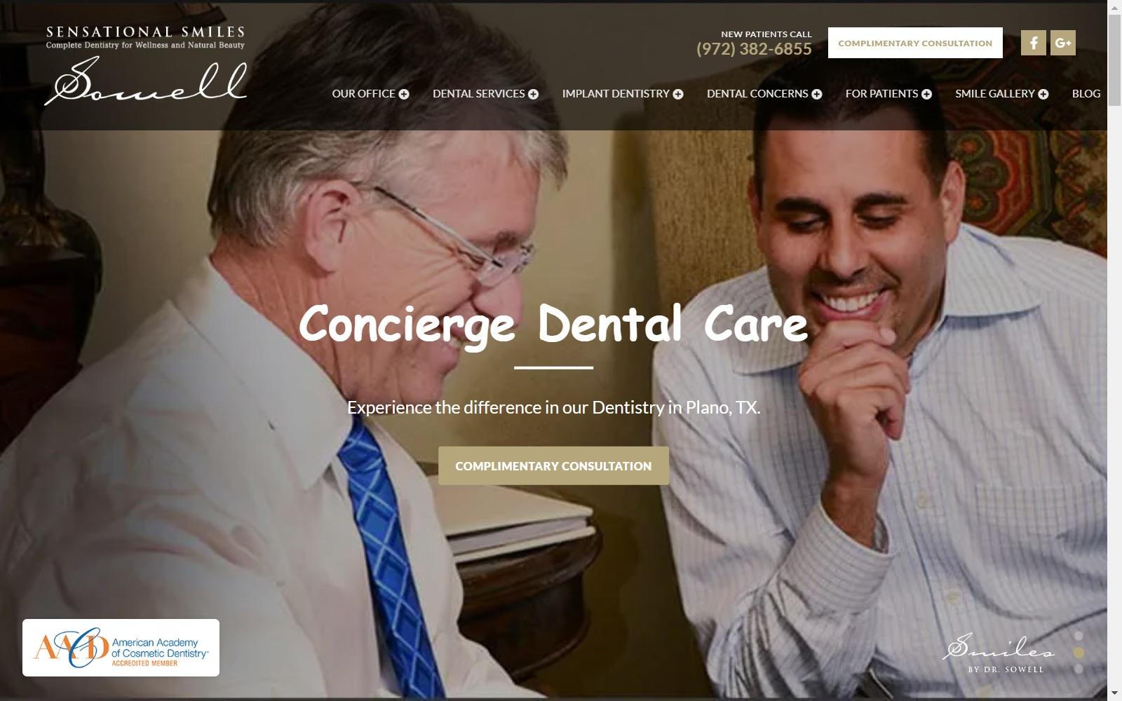 Dr. Mark Sowell DDS screenshot