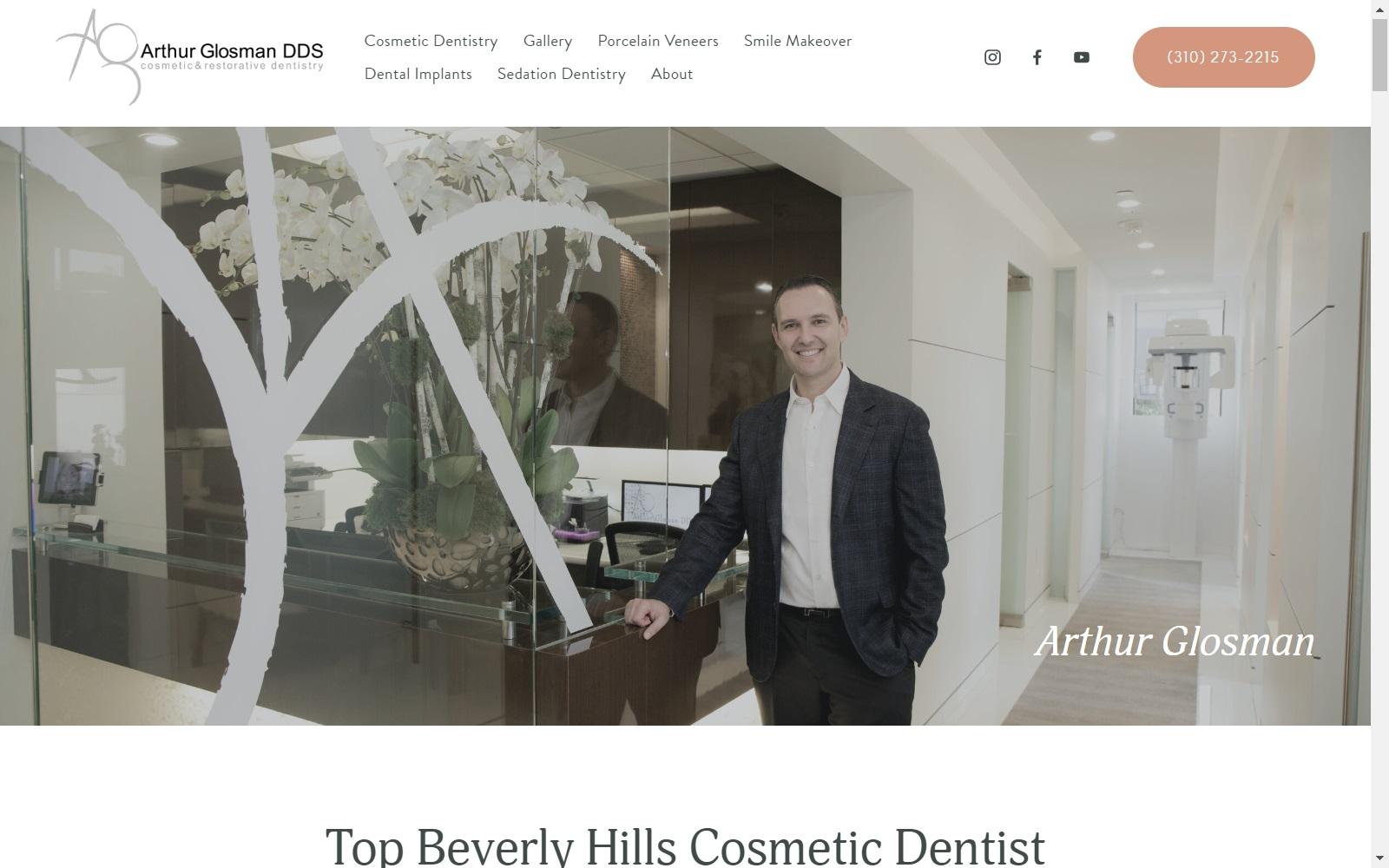 Arthur Glosman, Beverly Hills Cosmetic Dentist screenshot