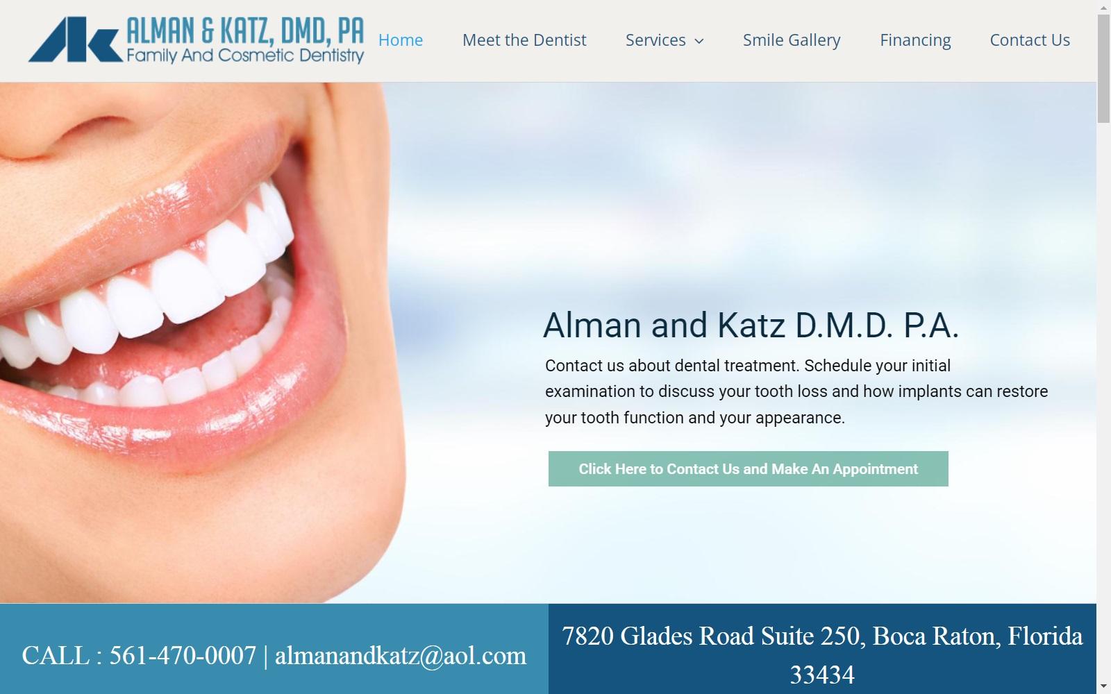 Alman & Katz Katz Barry H DDS screenshot