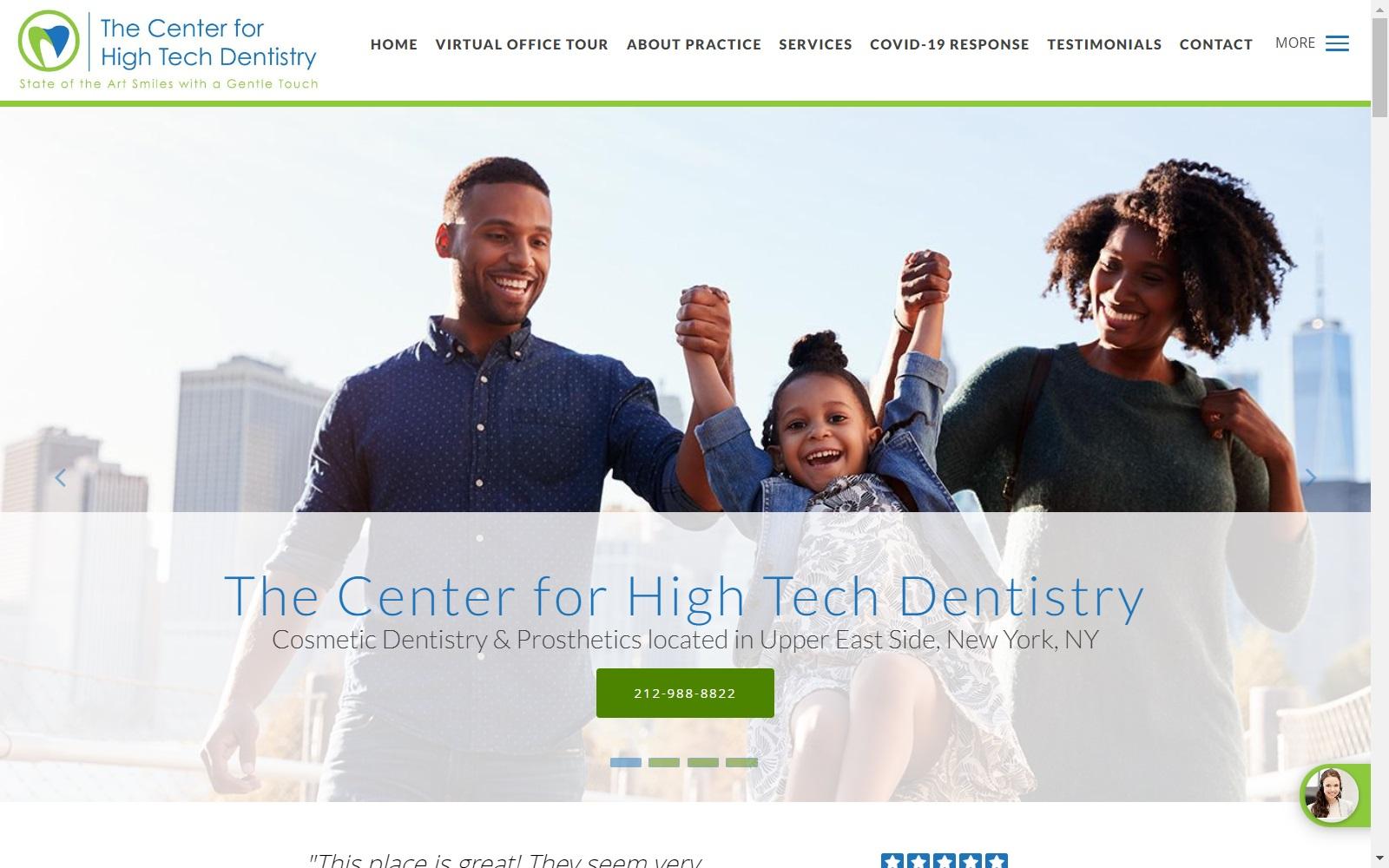 The Center for High Tech Dentistry screenshot