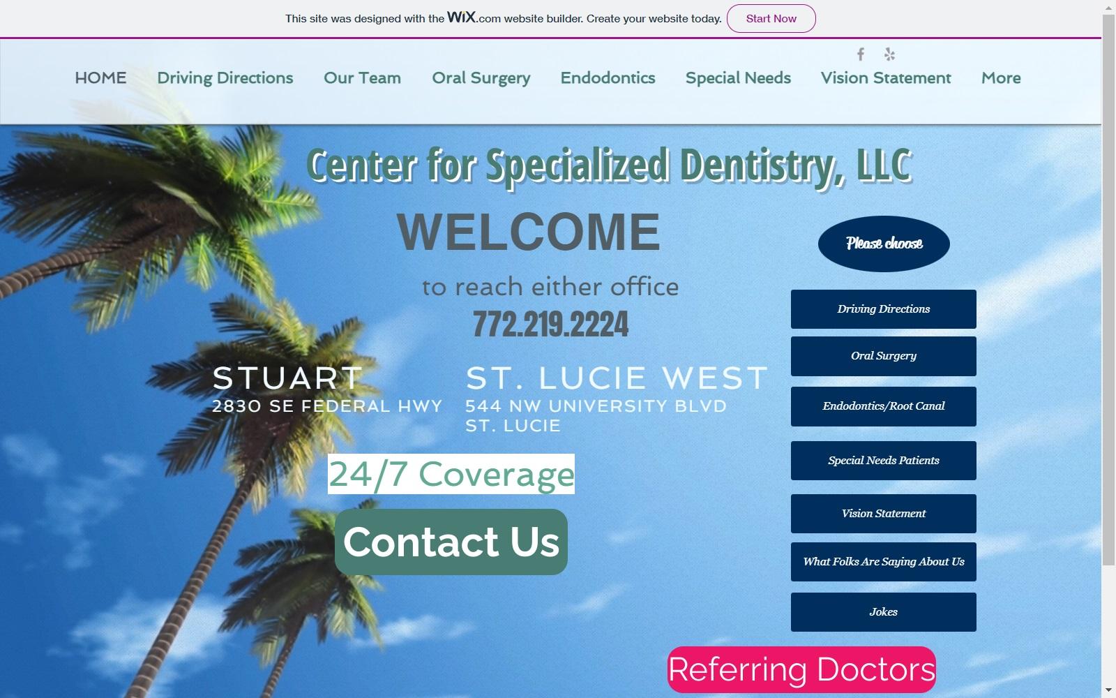 Center For Specialized Dentistry Casto Glen T DDS