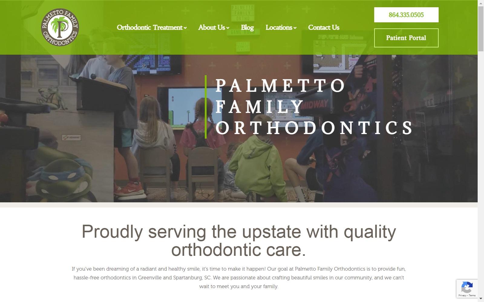 Palmetto Family Orthodontics screenshot