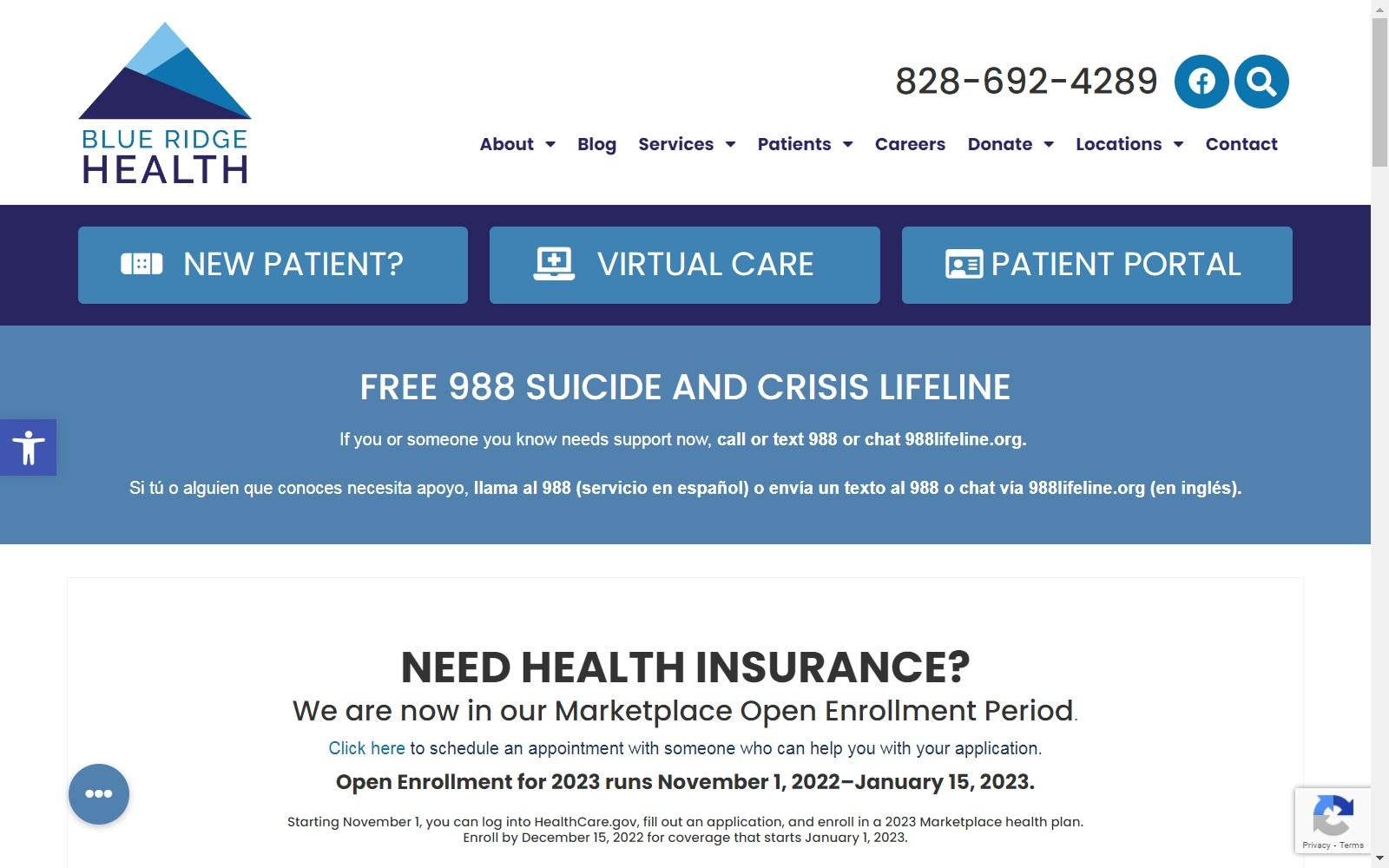 Blue Ridge Health – 7th Avenue screenshot