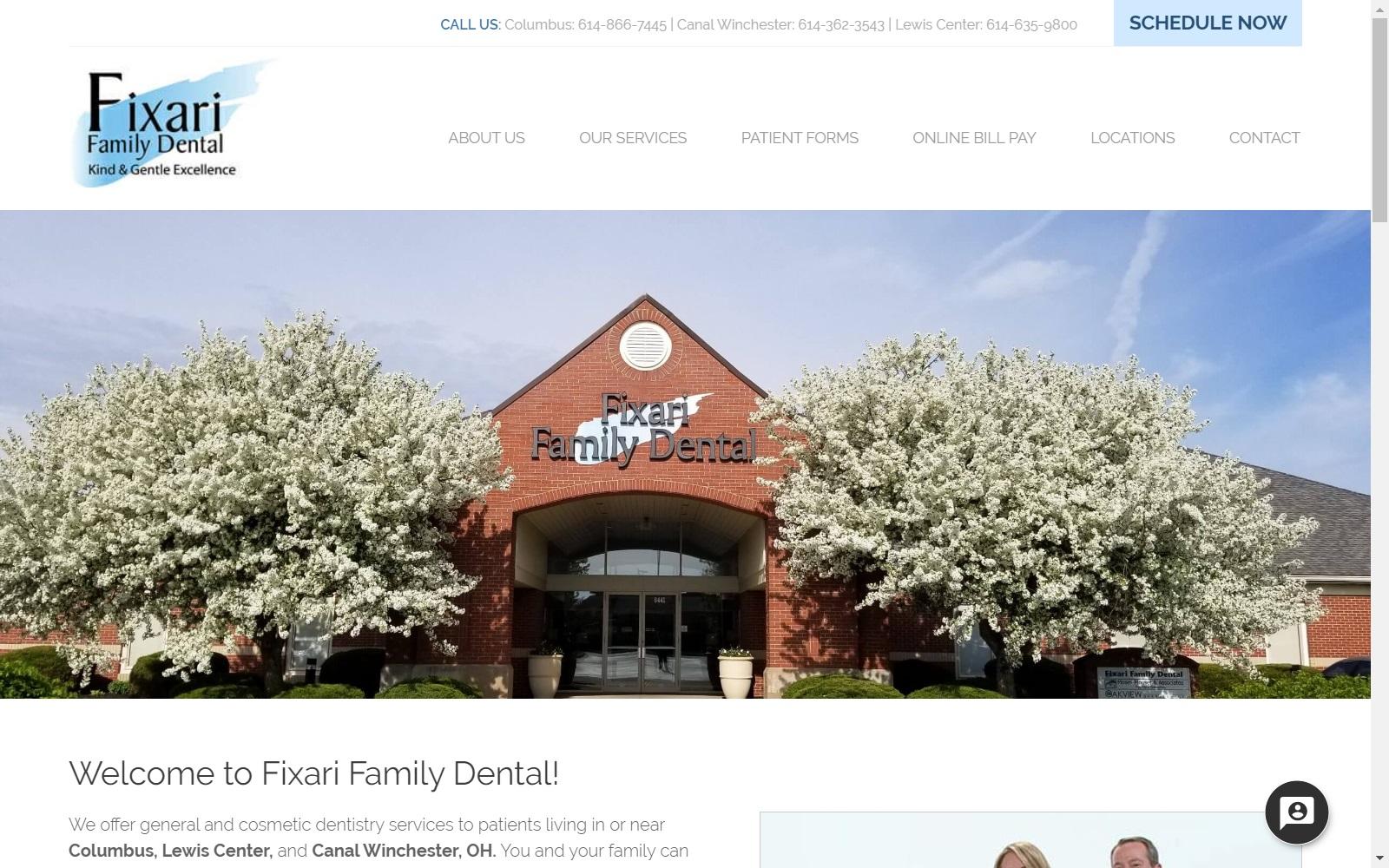 Fixari Family Dental screenshot
