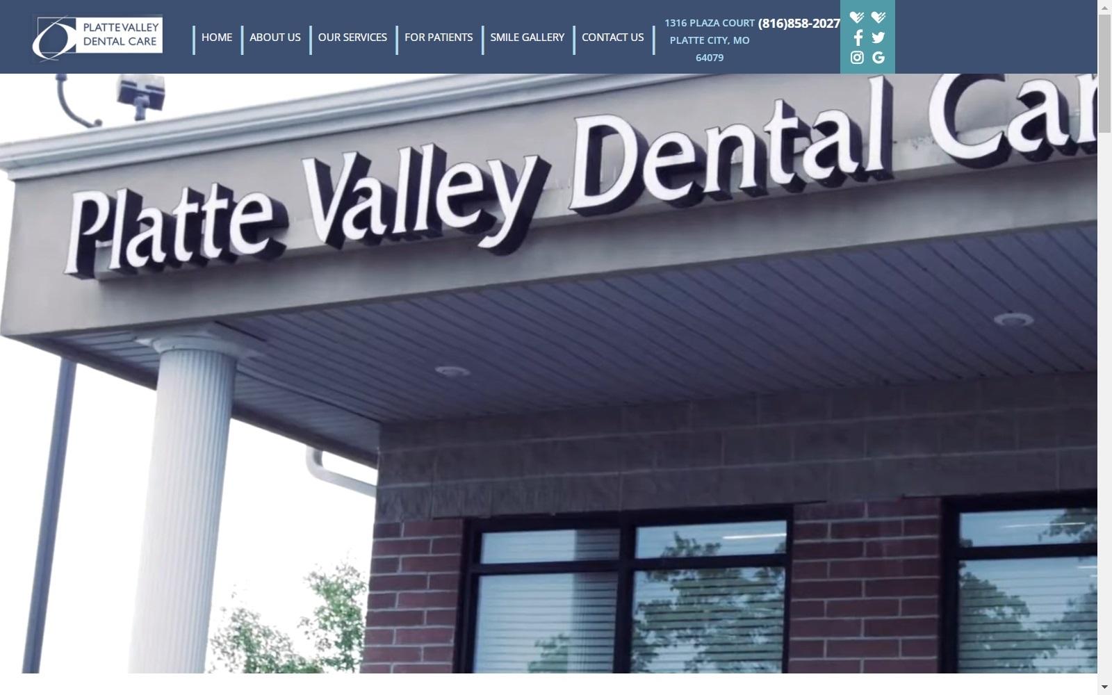 Platte Valley Dental Care screenshot
