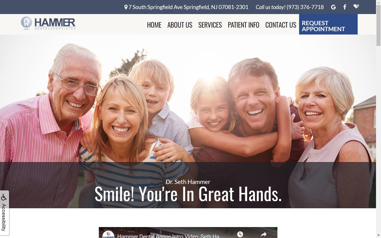 Hammer Dental Associates screenshot