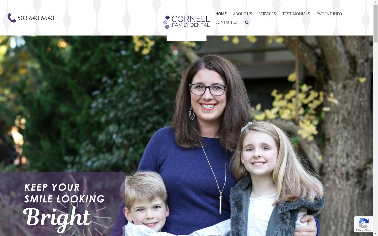 Cornell Family Dental - Lindsay Freed, DMD screenshot