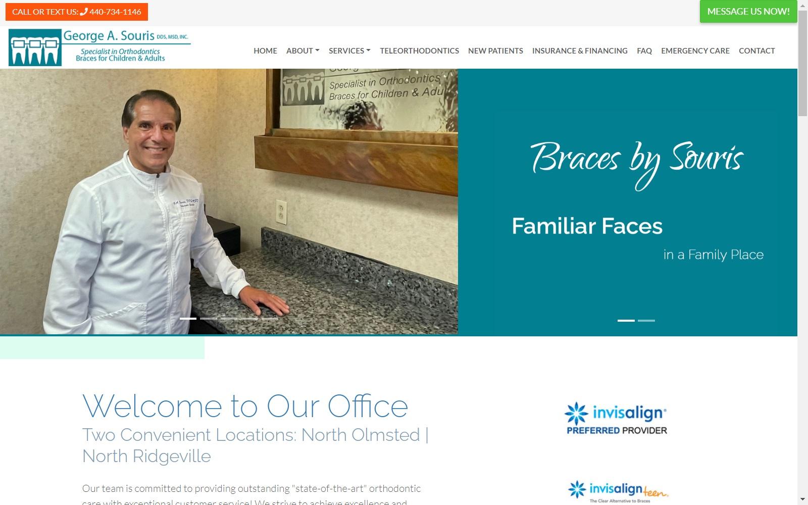 George A. Souris DDS MSD Inc. screenshot