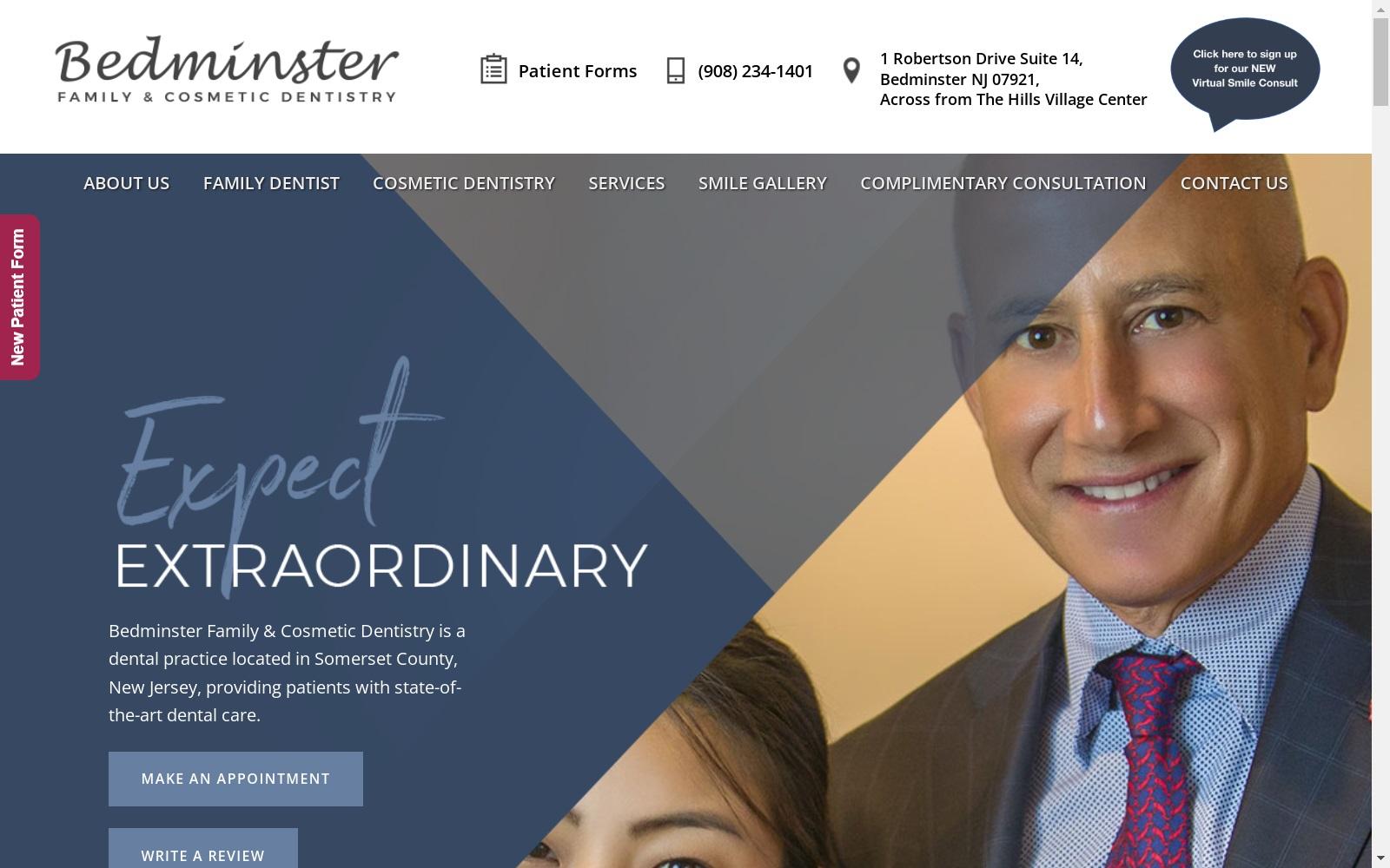 Bedminster Family & Cosmetic Dentistry screenshot