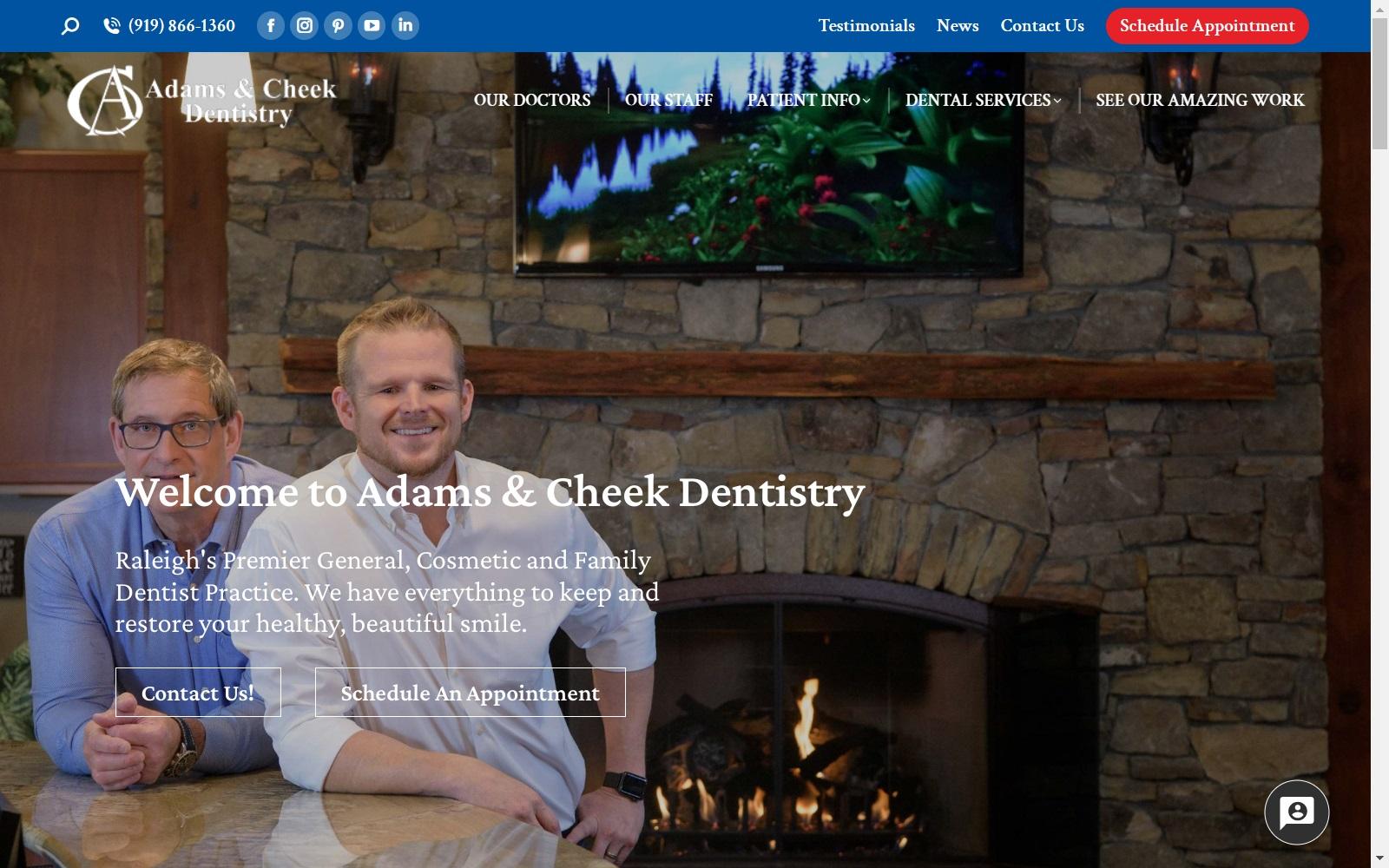 Adams & Cheek Dentistry screenshot