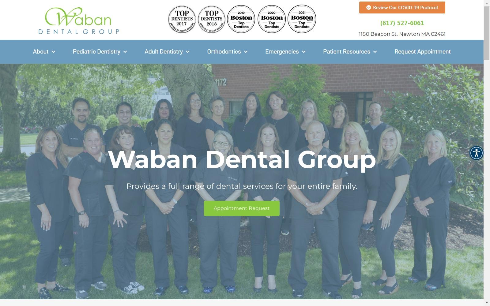 Waban Dental Group screenshot