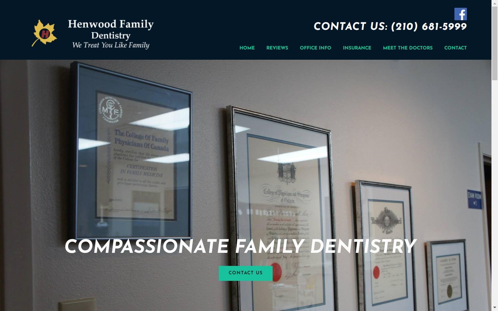 Henwood Family Dentistry screenshot