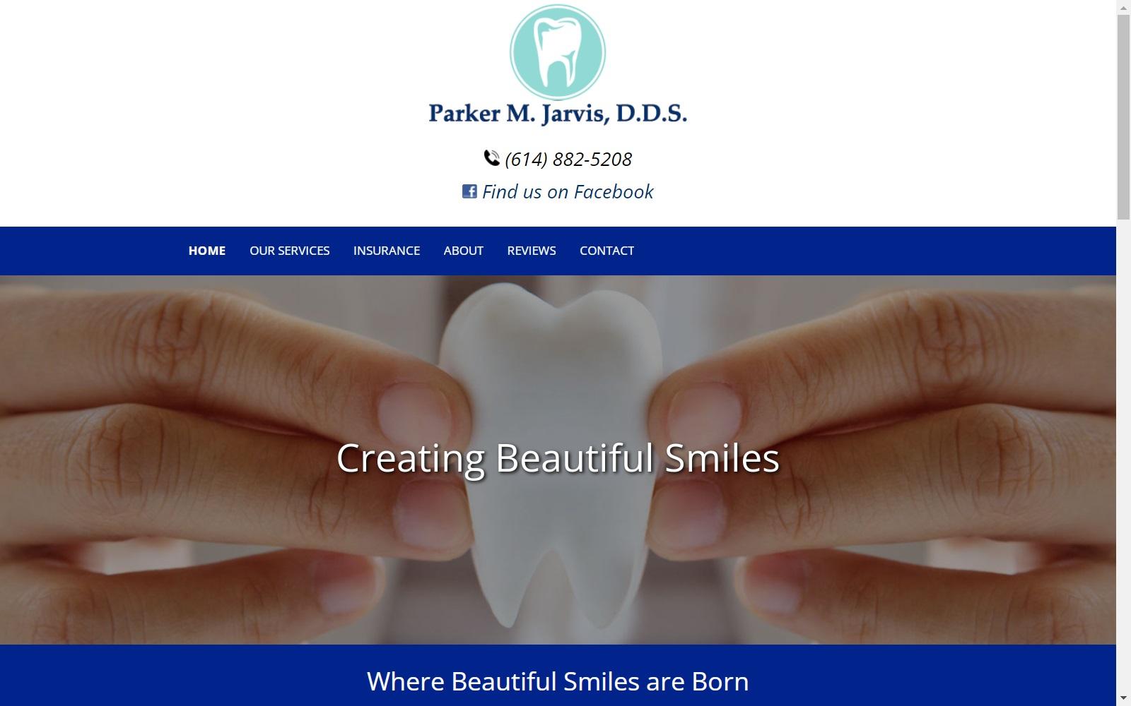 Parker M Jarvis DDS screenshot