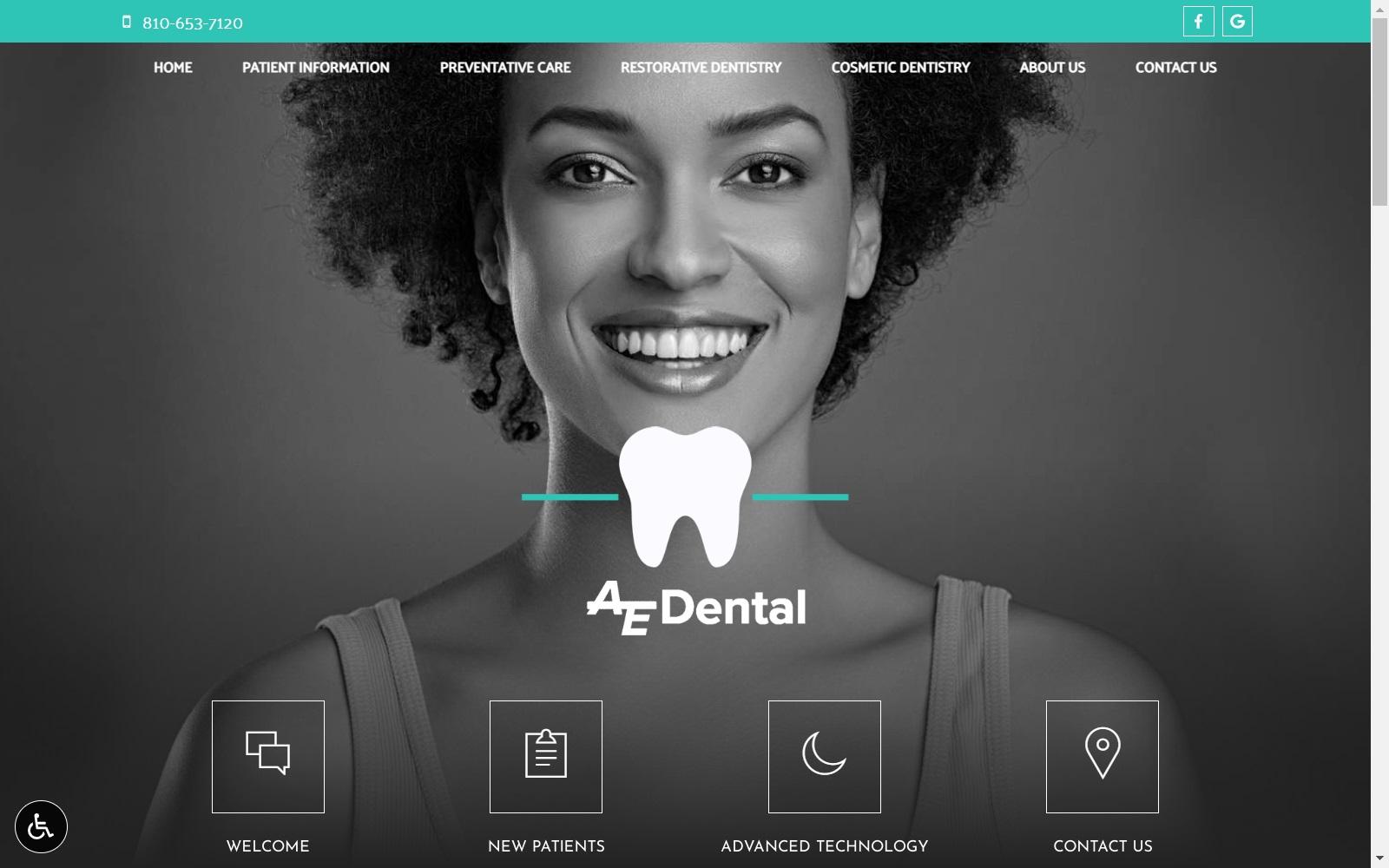 AE Dental PLLC screenshot