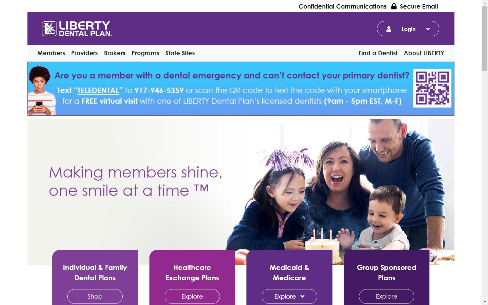 LIBERTY Dental Plan of California screenshot