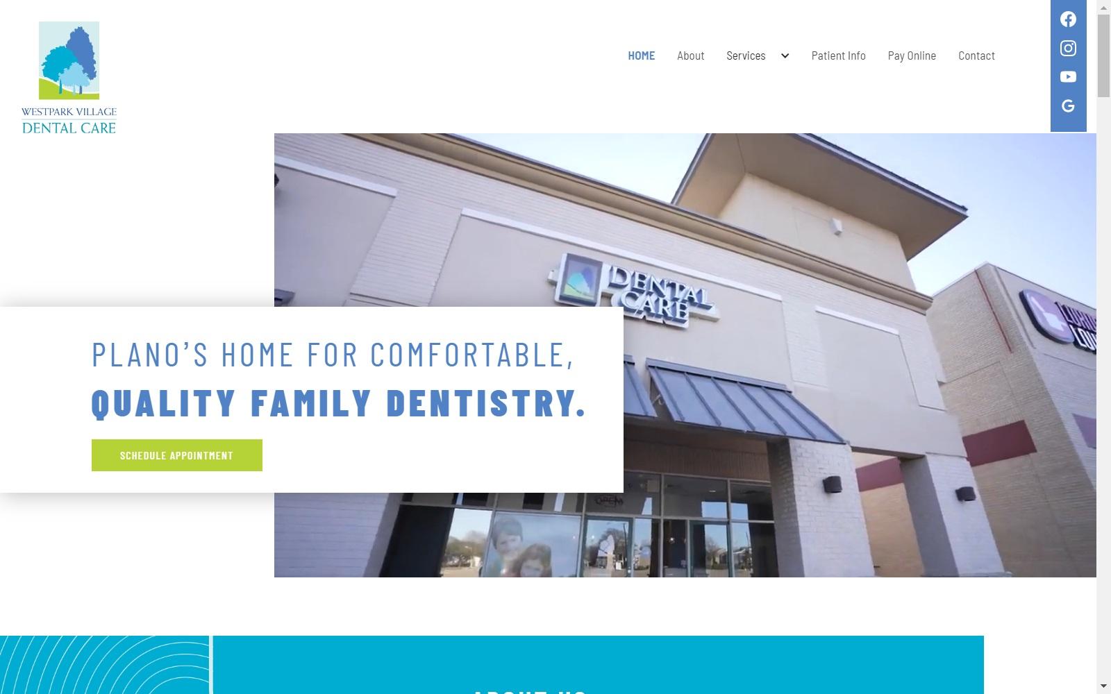 Westpark Village Dental Care screenshot