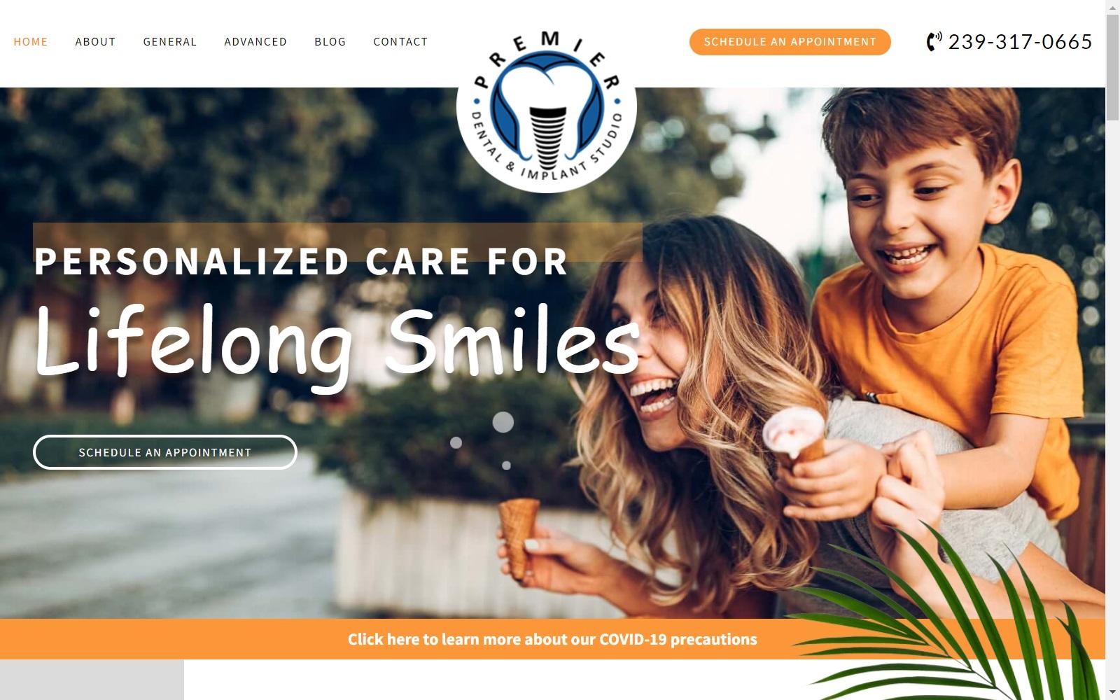 Premier Dental & Implant Studio screenshot