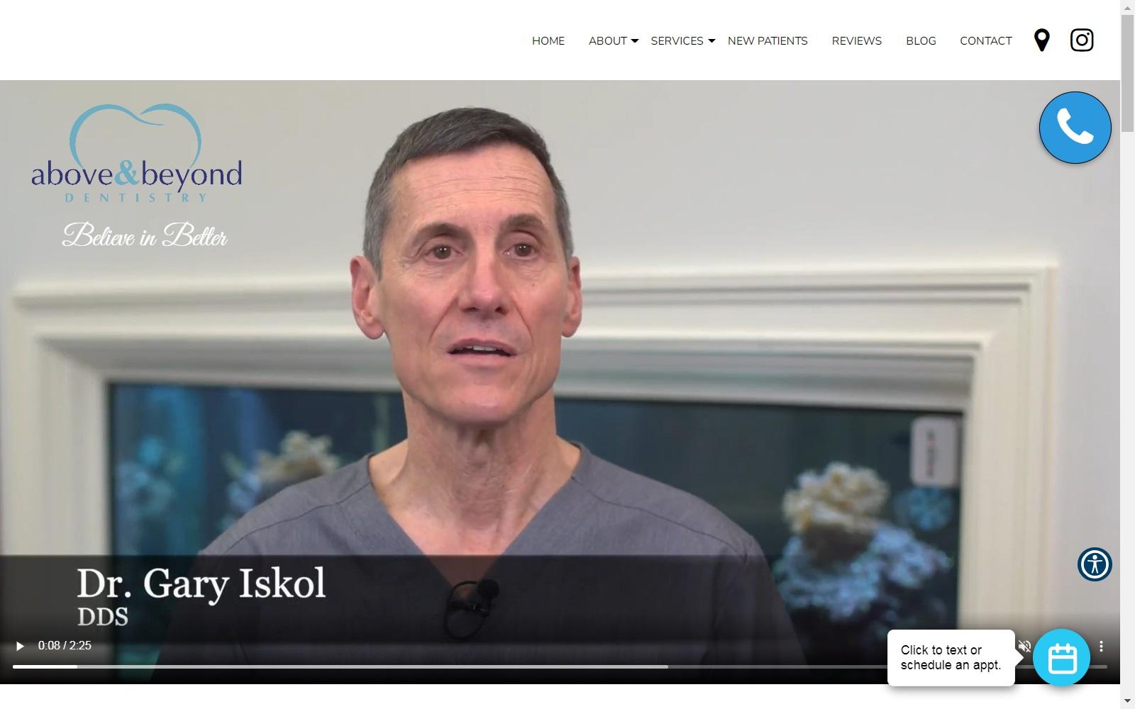 Dr. Gary Iskol DDS screenshot