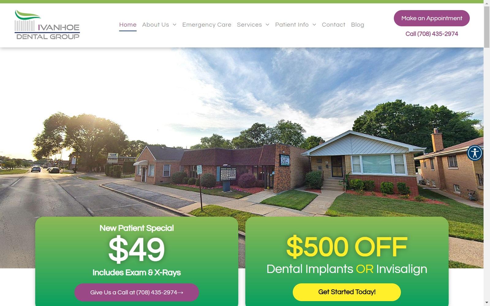 Ivanhoe Dental Group screenshot
