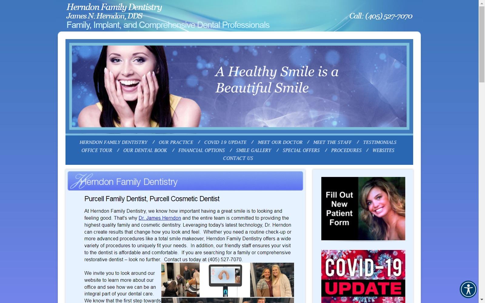 Herndon Family Dentistry James N Herndon DDS