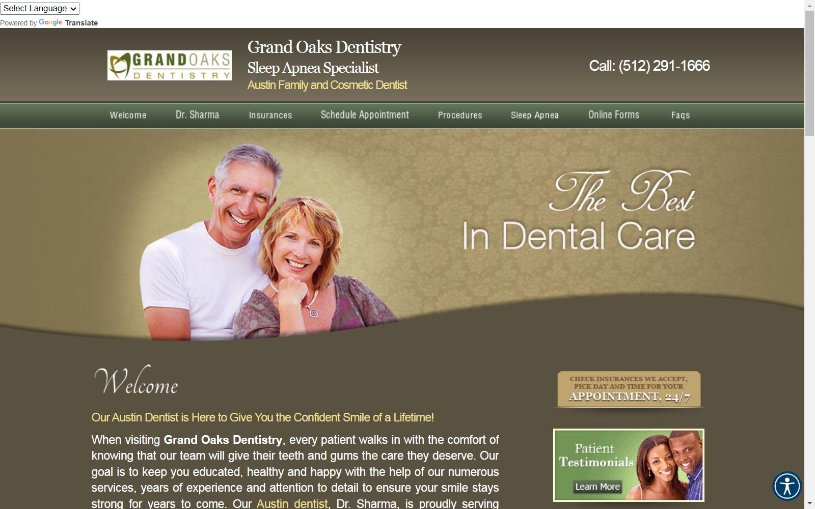 Grand Oaks Dentistry screenshot