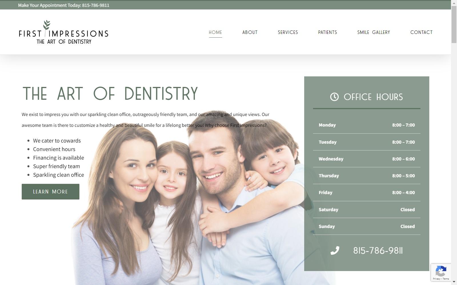 First Impressions – The Art of Dentistry