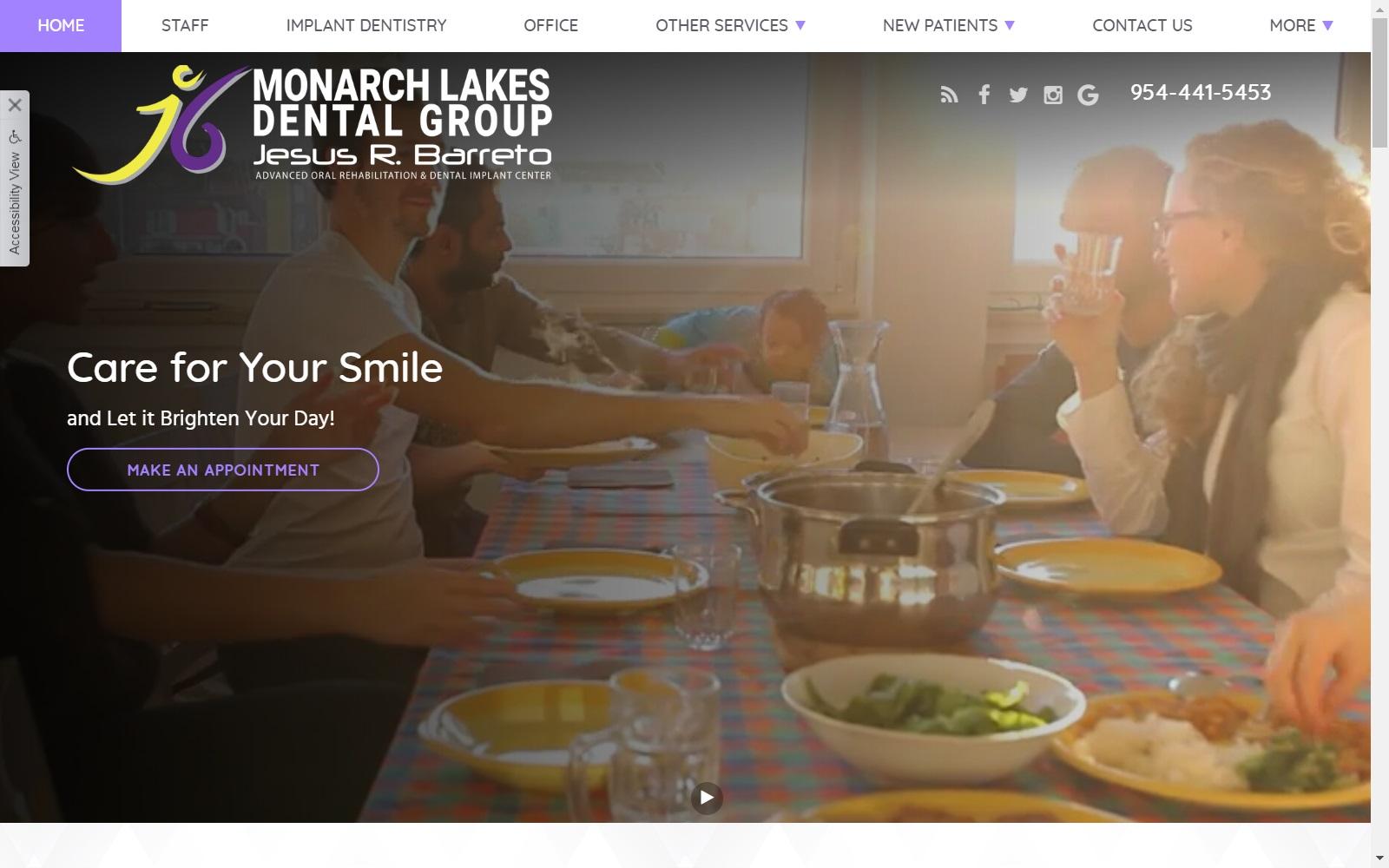 Monarch Lakes Dental Group screenshot