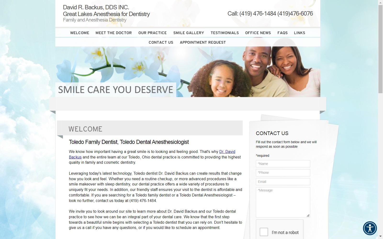 David R. Backus DDS Inc.