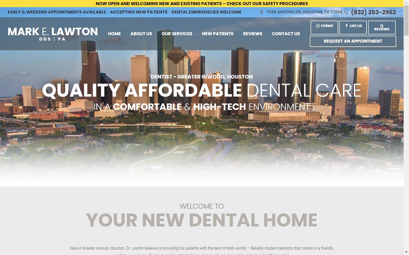 Mark E. Lawton DDS screenshot