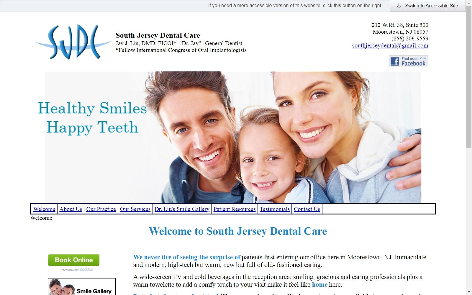 South Jersey Dental Care screenshot