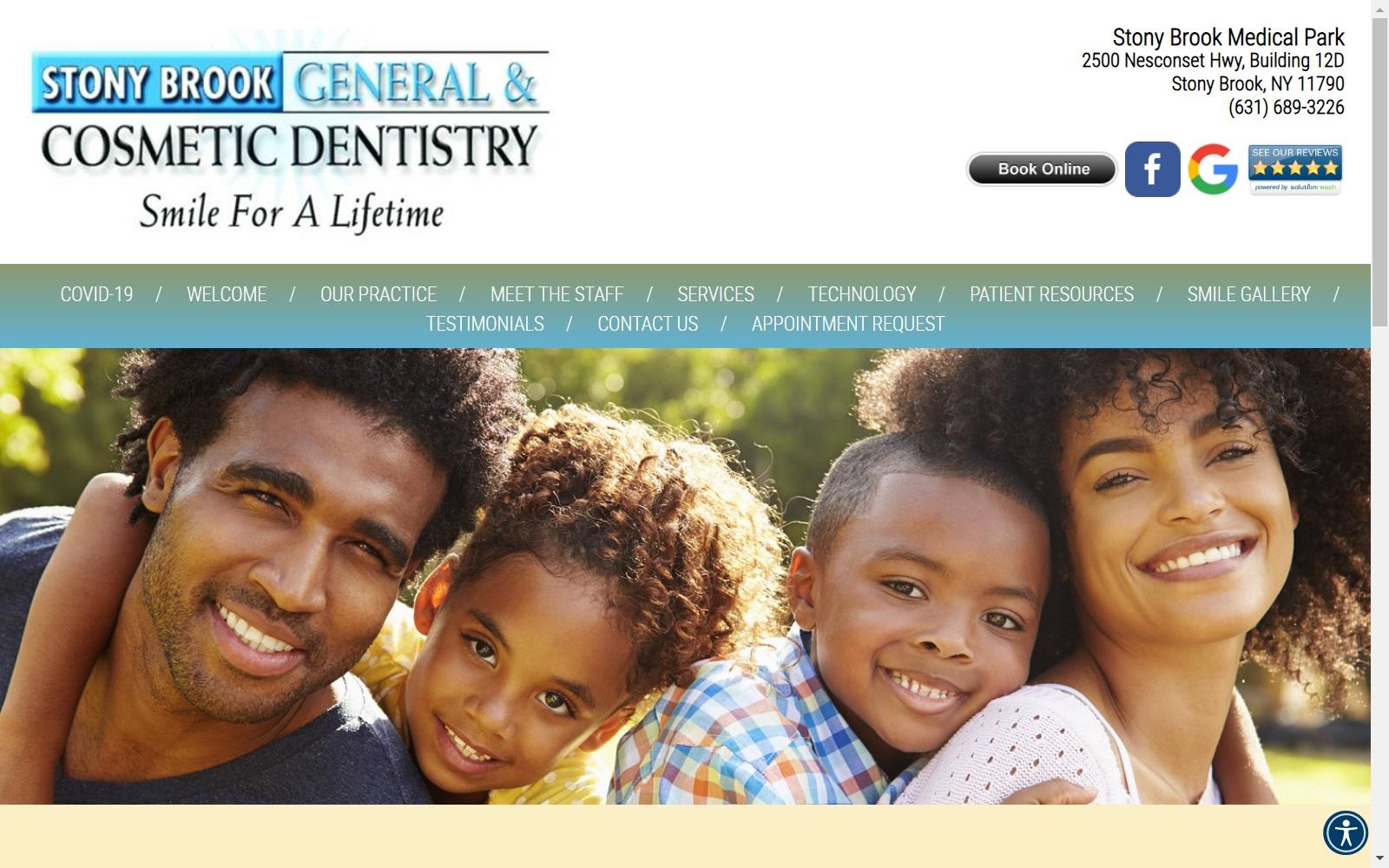 Stony Brook General & Cosmetic Dentistry screenshot