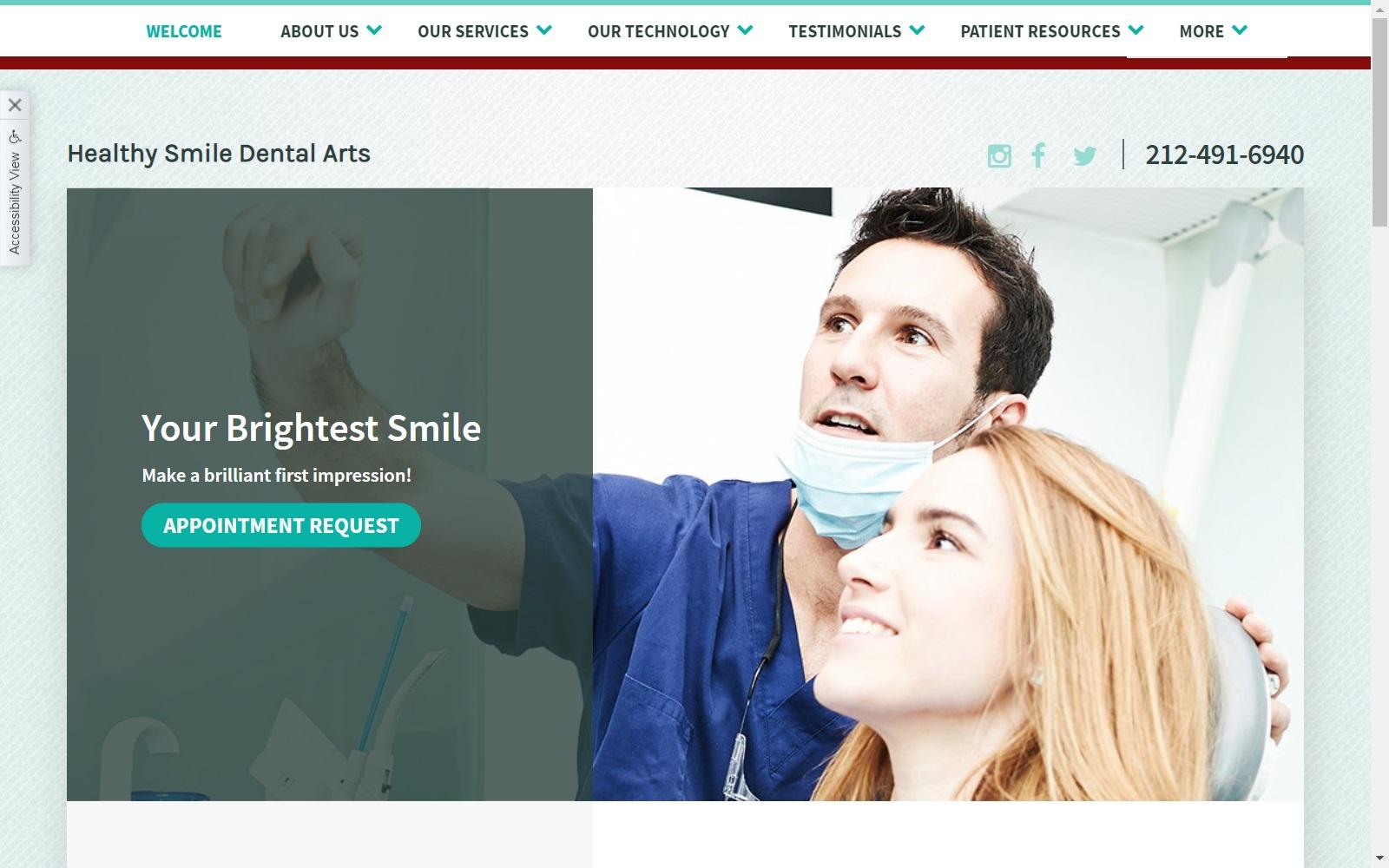 Healthy Smile Dental Arts screenshot