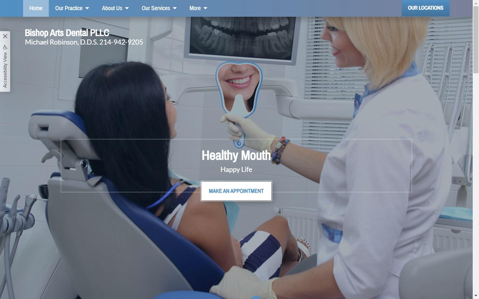 Bishop Arts Dental PLLC screenshot