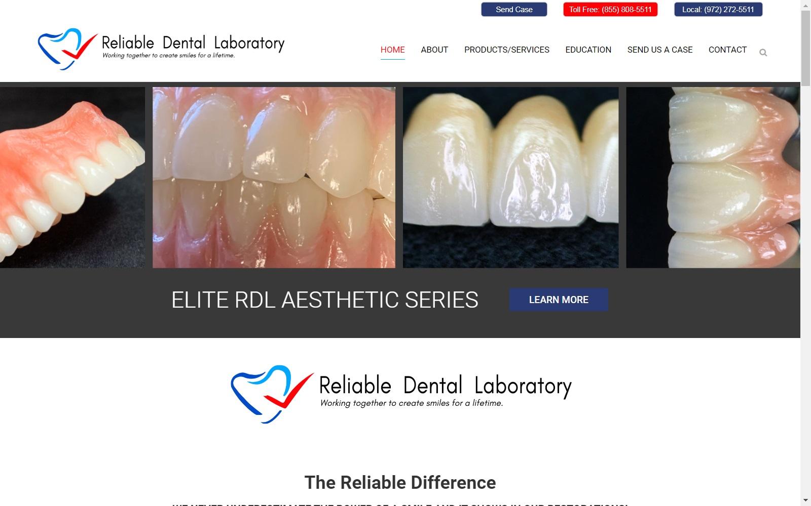 Reliable Dental Laboratory screenshot