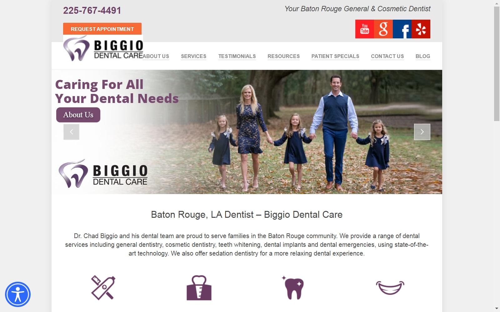 Biggio Dental Care screenshot