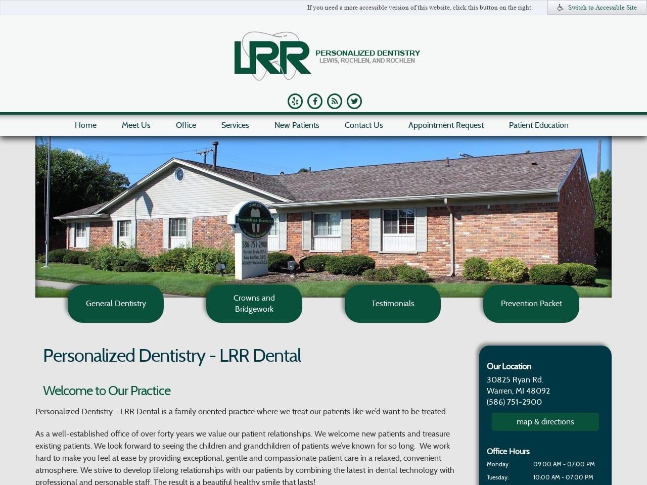Drs. Lewis Rochlen & Rochlen screenshot