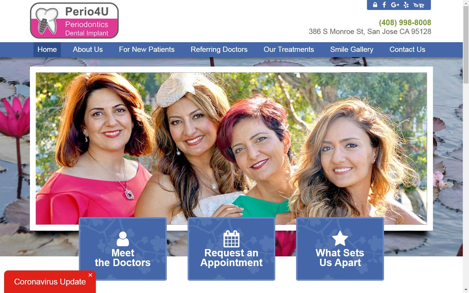 Perio4U Dr. Niloofar Zarkesh DDS MS screenshot
