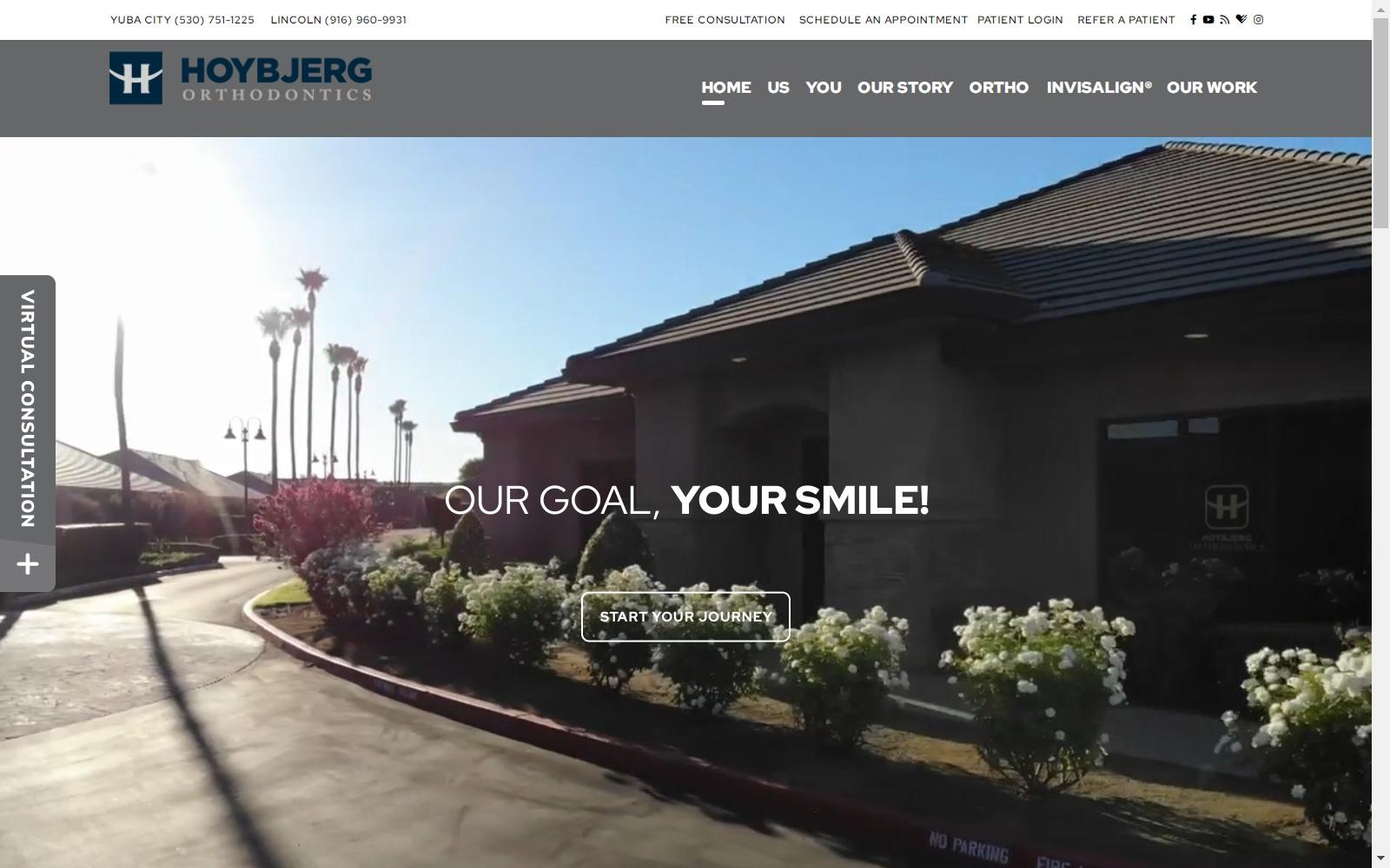 Hoybjerg Orthodontics screenshot