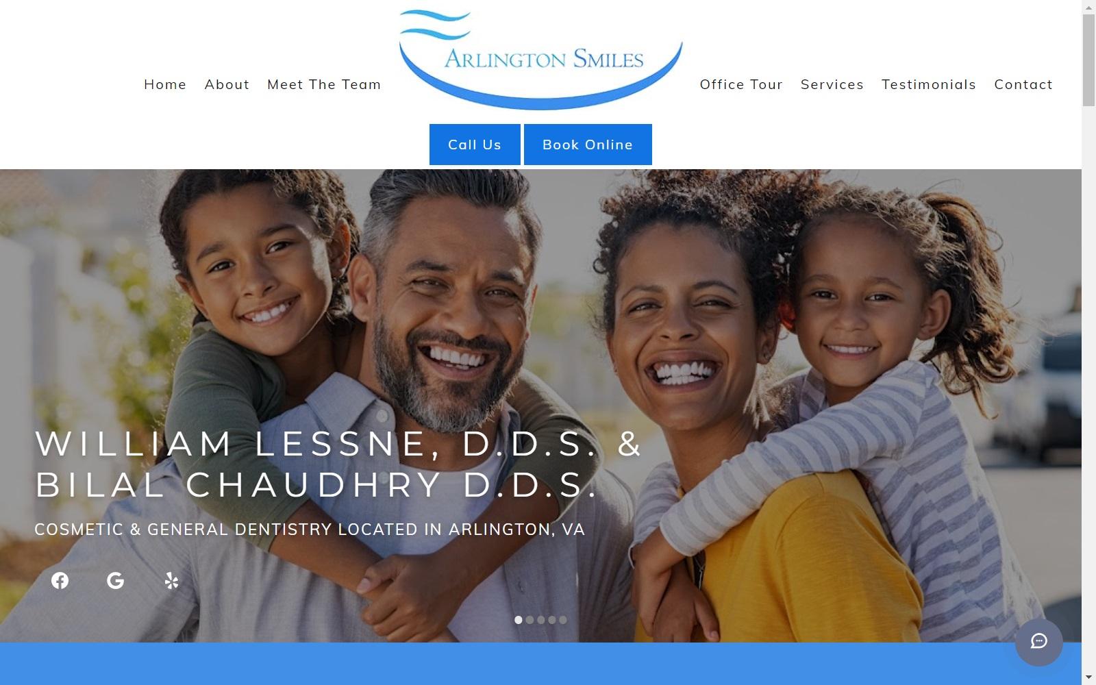 William Lessne, DDS & Bilal Chaudhry DDS screenshot