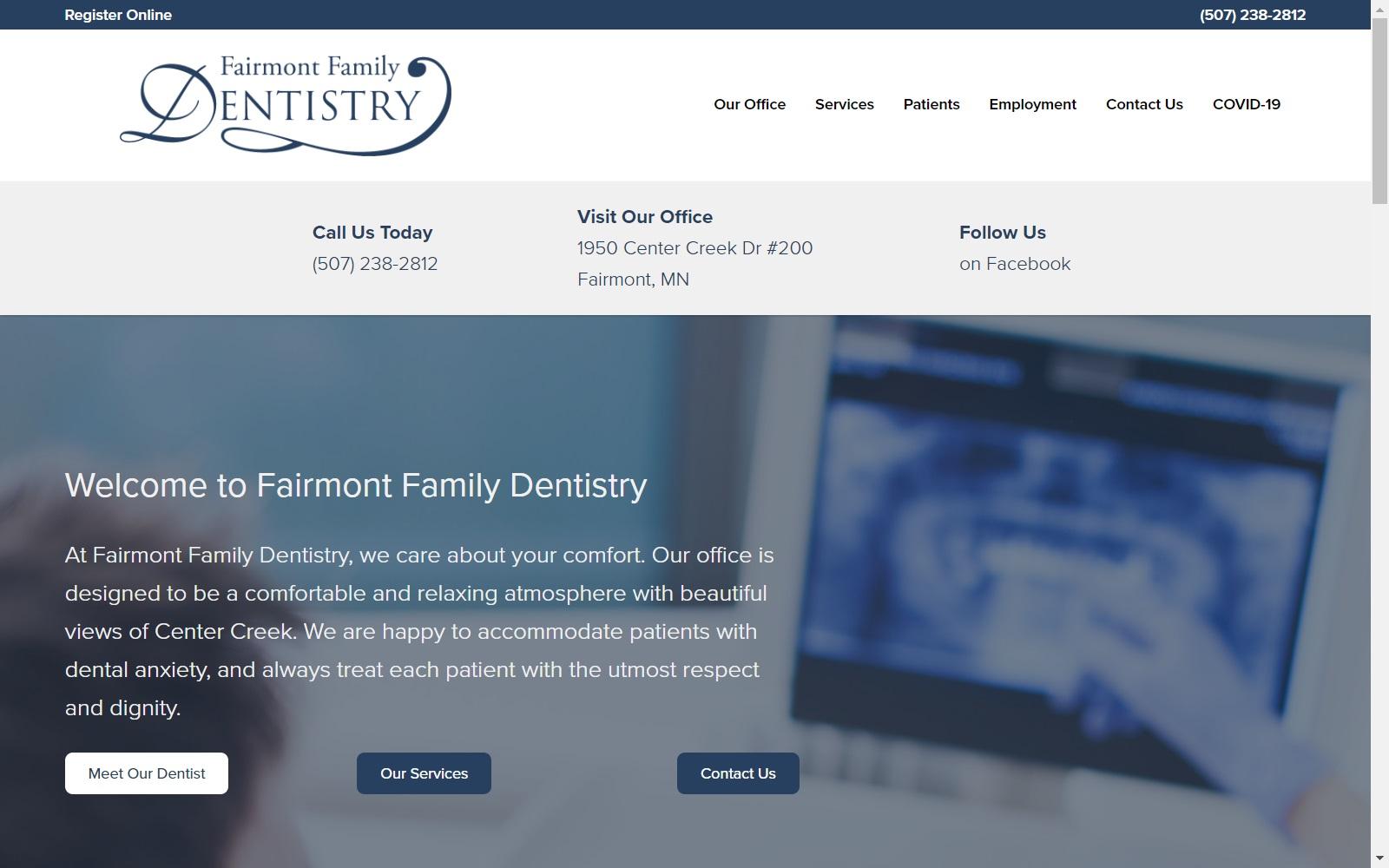 Fairmont Family Dentistry screenshot
