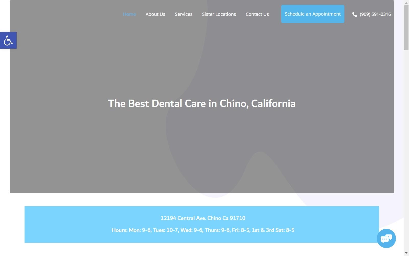 Chino Family Dental screenshot