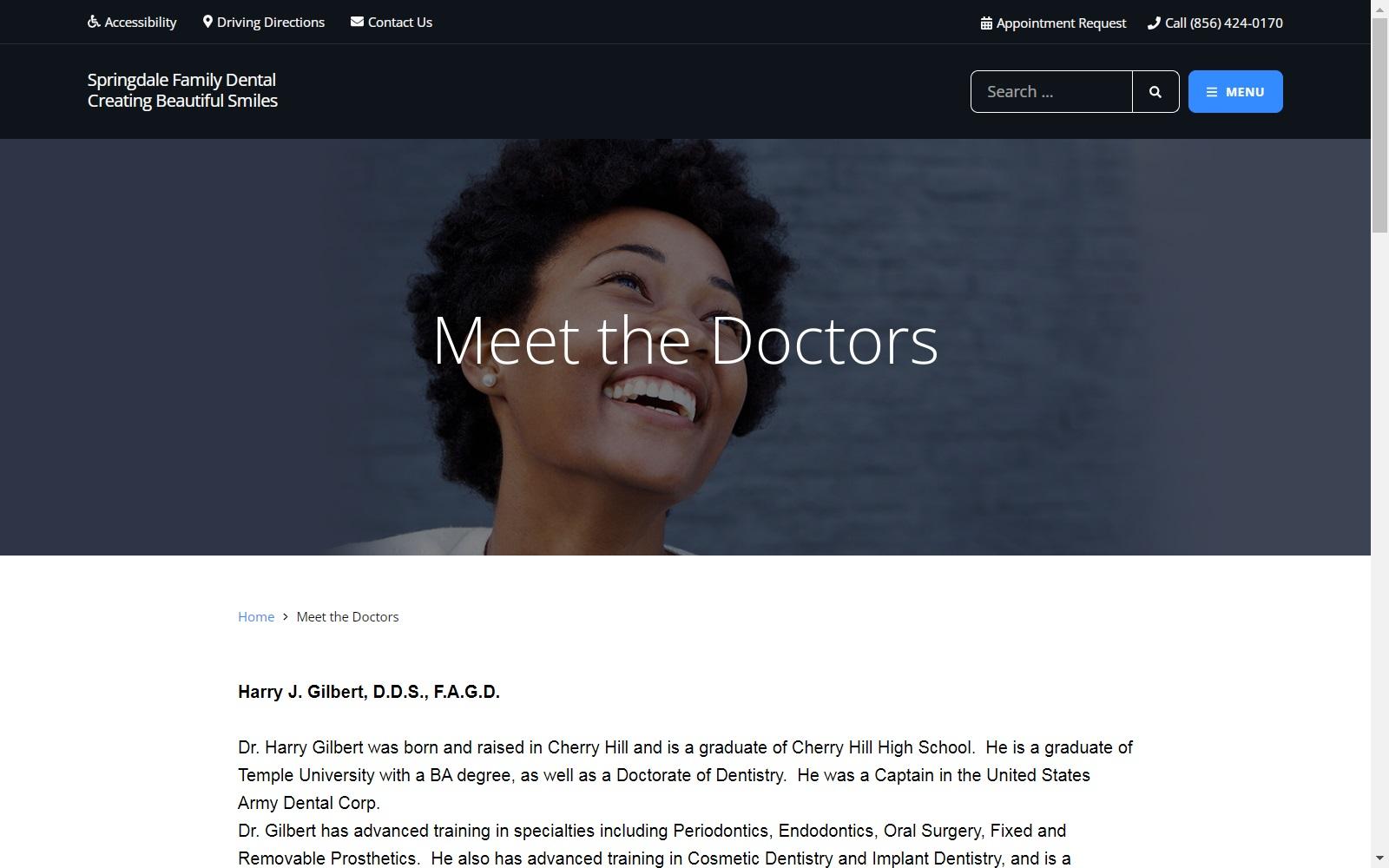 Cherry Hill Cosmetic Dentistry screenshot