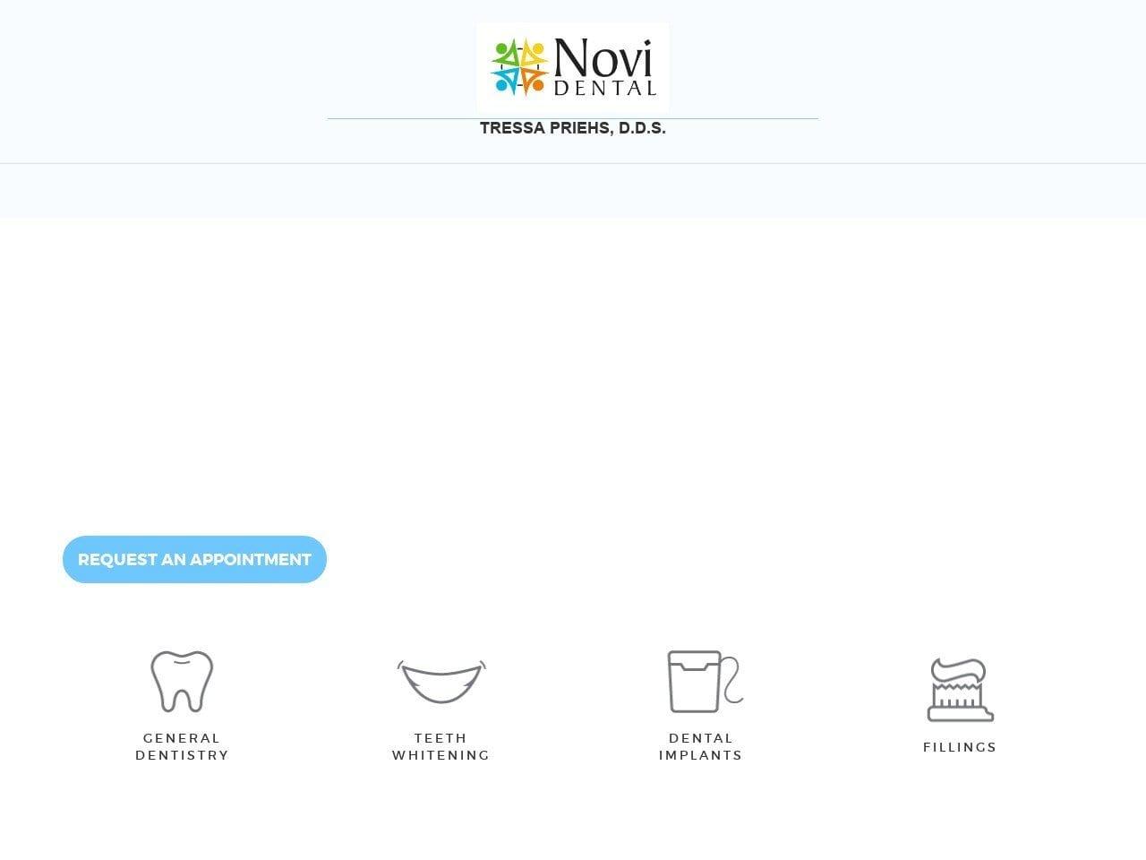 Novi Family Dental Center screenshot