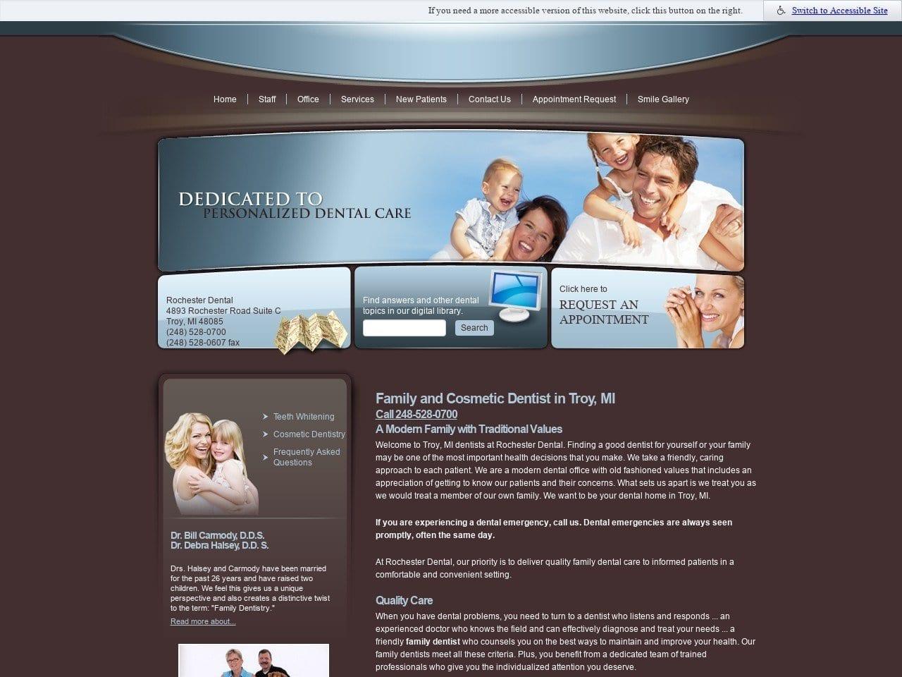 Rochester Dental screenshot